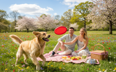 CriskyDog spletni časopis 18 Spomladanski piknik s psom – nasveti za varno doživetje