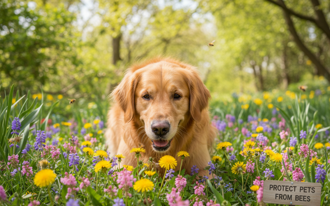 Psi in čebele – kako jih zaščititi pred pikom?