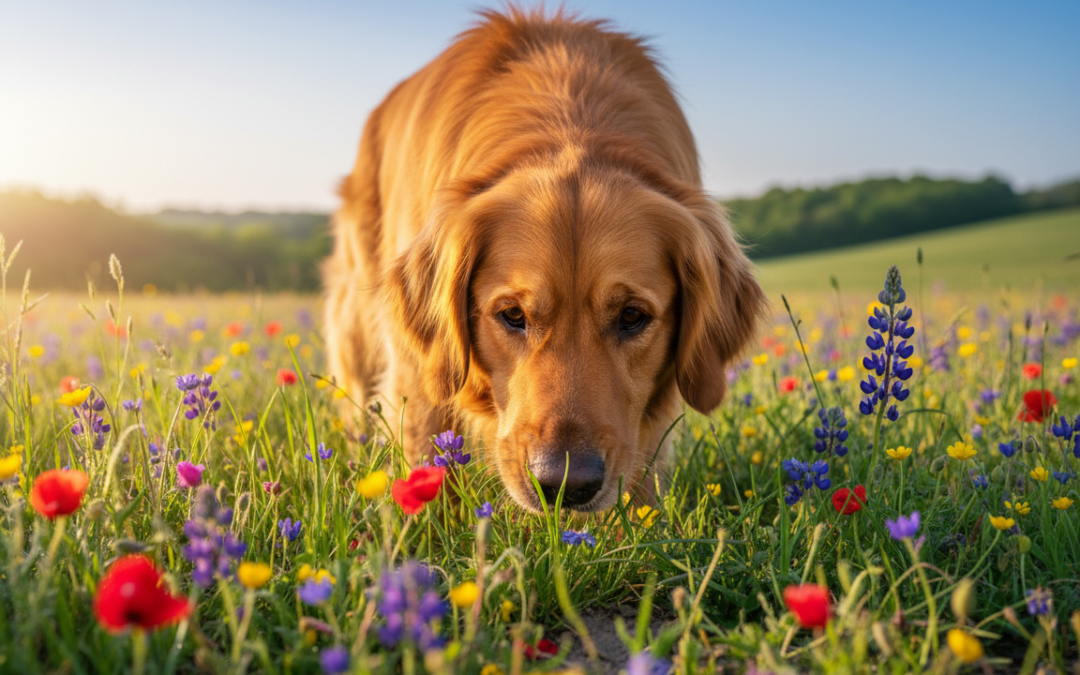 Voh psa spomladi – zakaj je intenzivnejši?