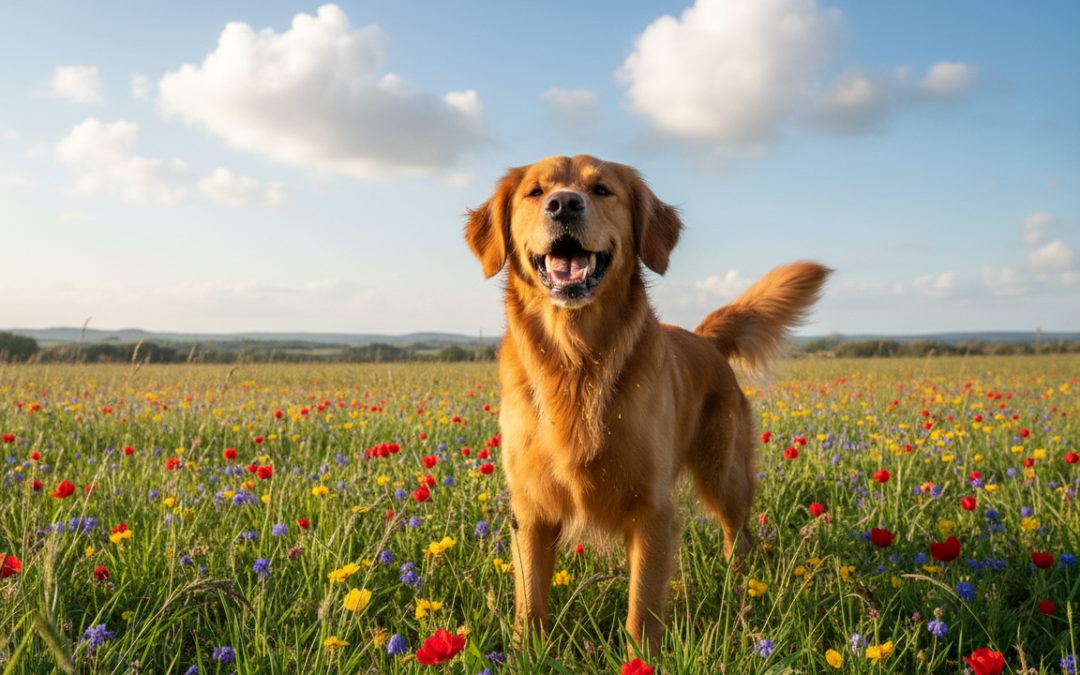 Zakaj pes spomladi več laja?