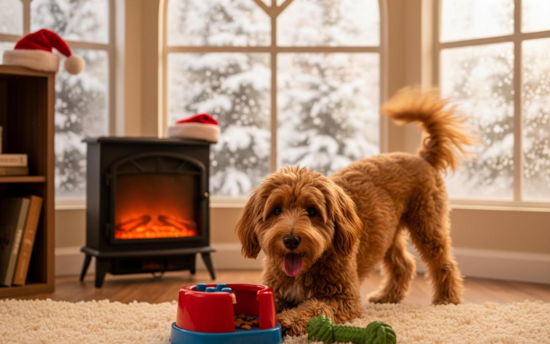 Kreativne aktivnosti za pse tudi v majhnem stanovanju pozimi