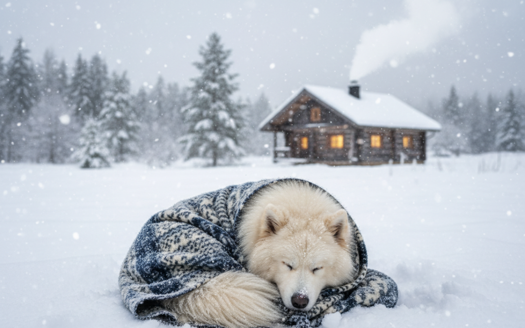 Zimski počitek – koliko naj pes spi?