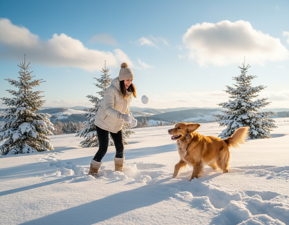 pes zima krepitev odnosa lastnik–pes