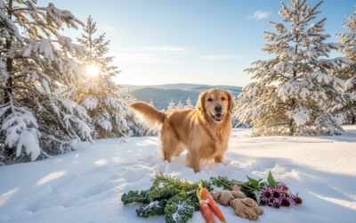 Najboljši naravni načini za krepitev imunskega sistema psa pozimi