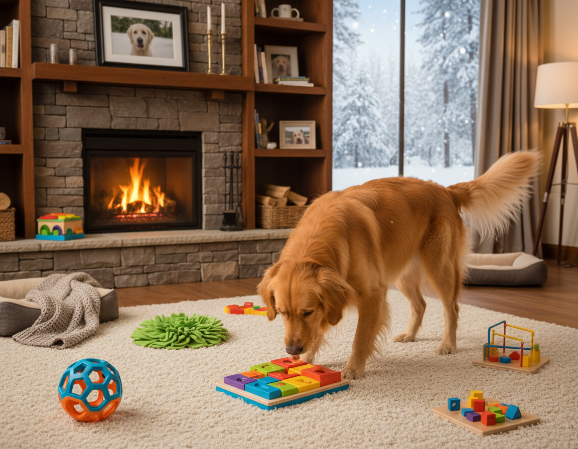 pes zima nasveti za miselno utrujanje