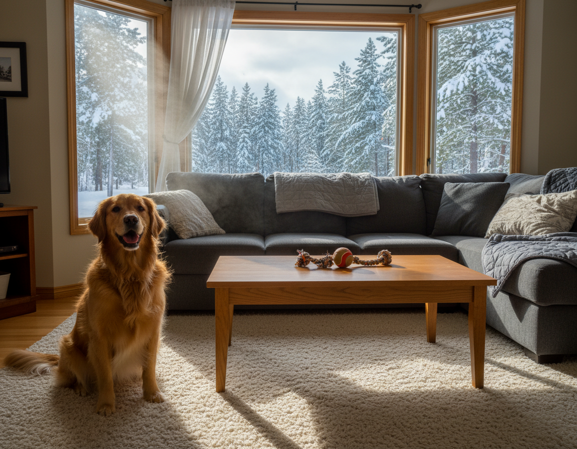 pes zima pomen prezračevanja