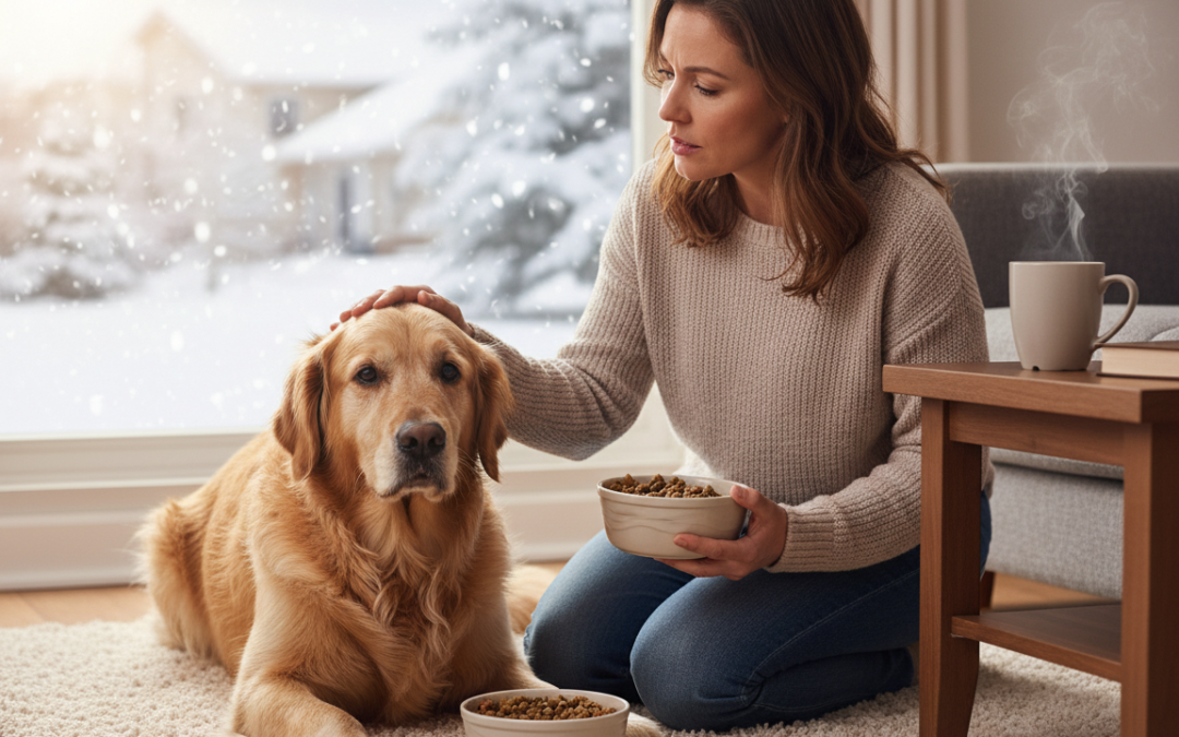 Kaj storiti, če pes pozimi noče jesti?