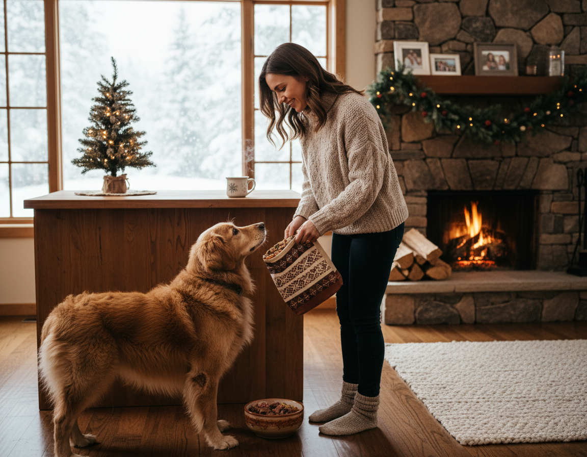 pes zima prilagoditev količine hrane