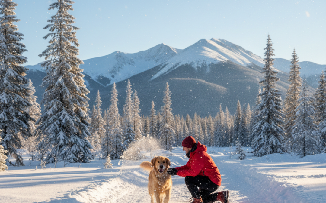 Zimsko pohodništvo s psom – kaj vzeti s seboj