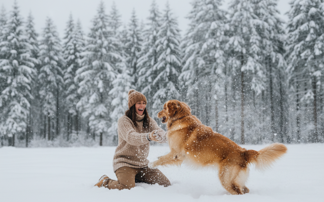 Zakaj je čas, preživet s psom, pomemben v hladnih dneh?