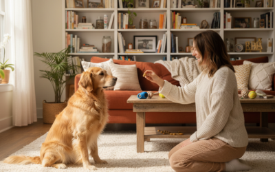 CriskyDog spletni časopis 17 Učenje trikov v dnevni sobi – zabavaj psa tudi pozimi