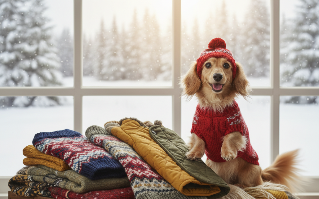 Topli tekstili za pse – kaj je smiselno uporabljati pozimi?