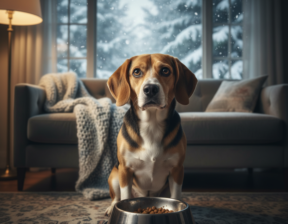 pes zima vzroki za zmanjšan apetit