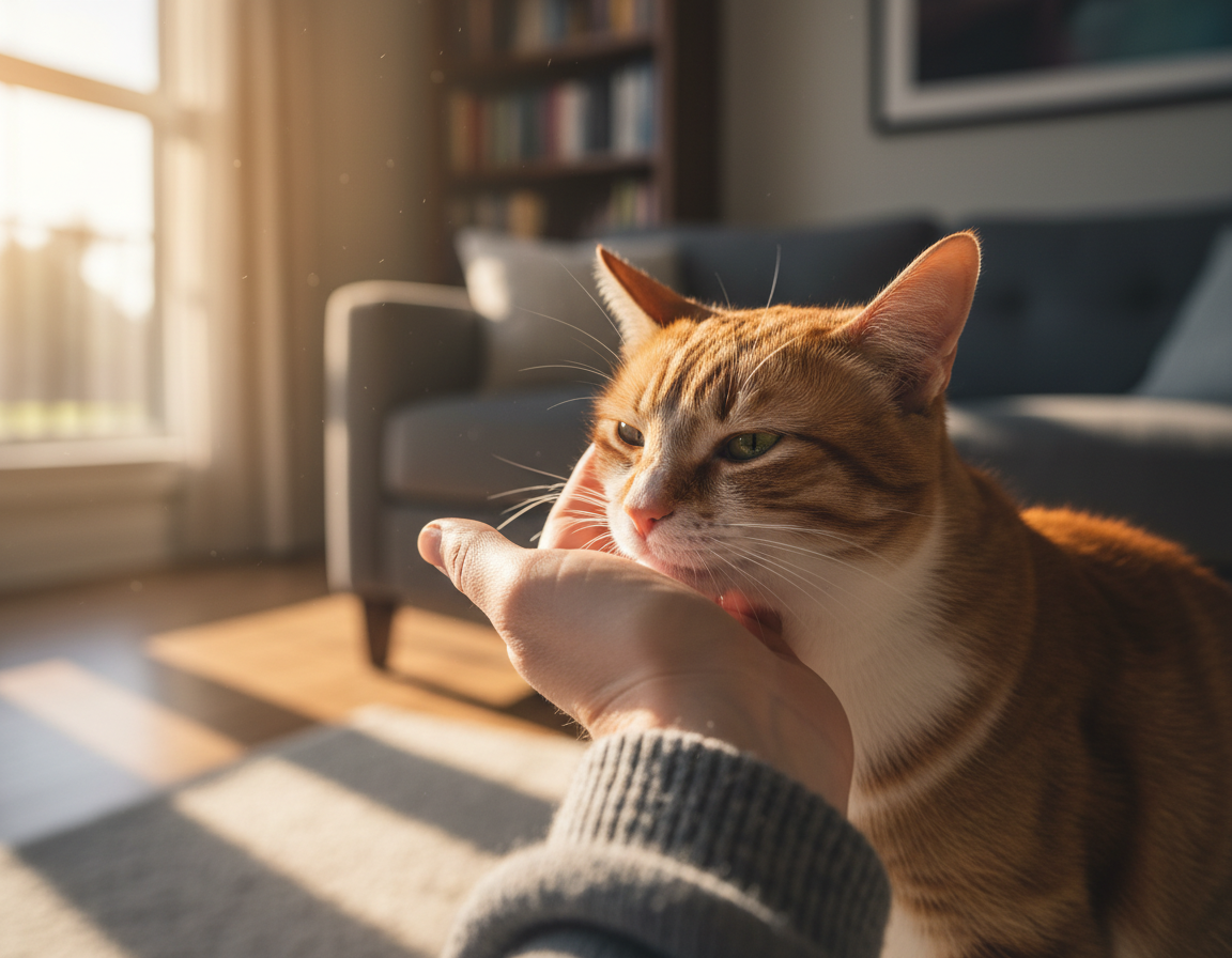 pomen drgnjenja mačke