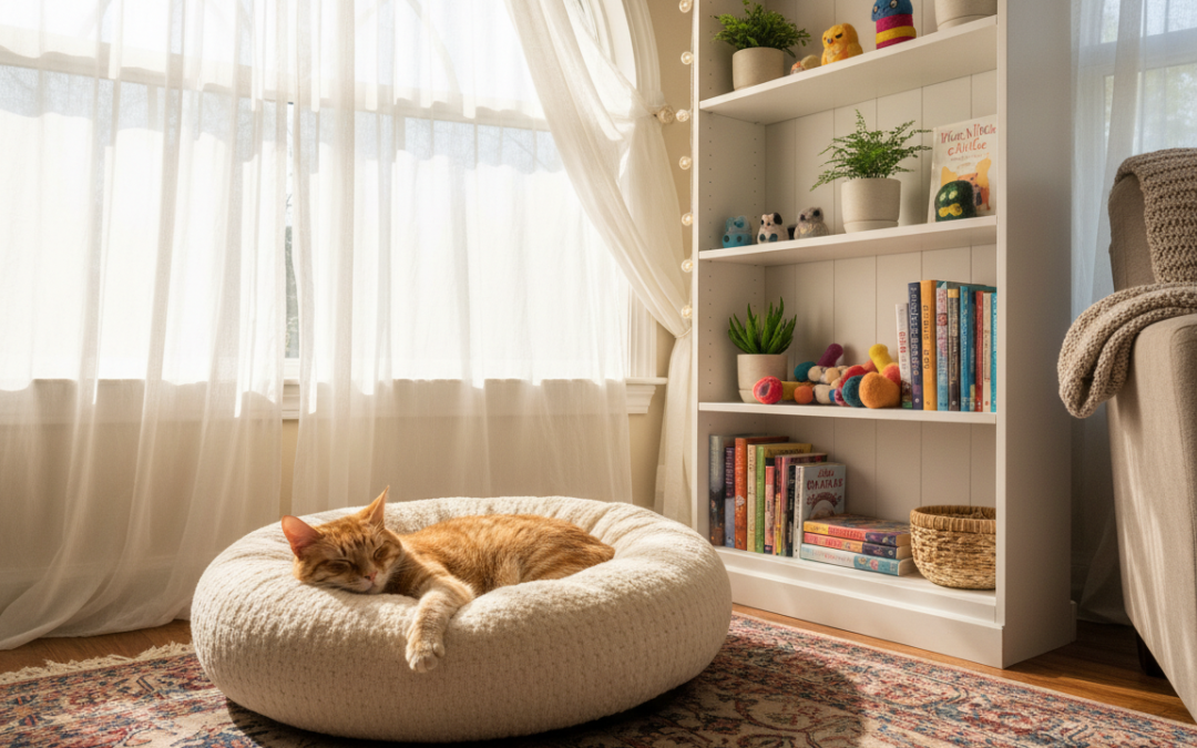 Postavitev mačjega ležišča – Vse, kar moraš vedeti o tem!