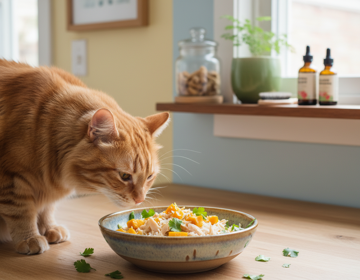 prehrana za mačke z občutljivim želodcem