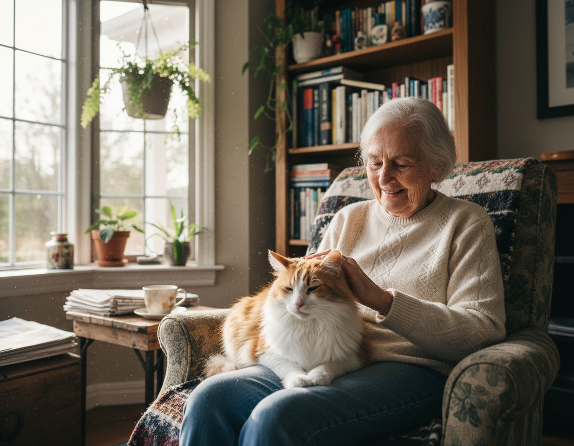 prijateljstvo-macke-s-starejsimi-osebami prijateljstvo mačke s starejšimi osebami