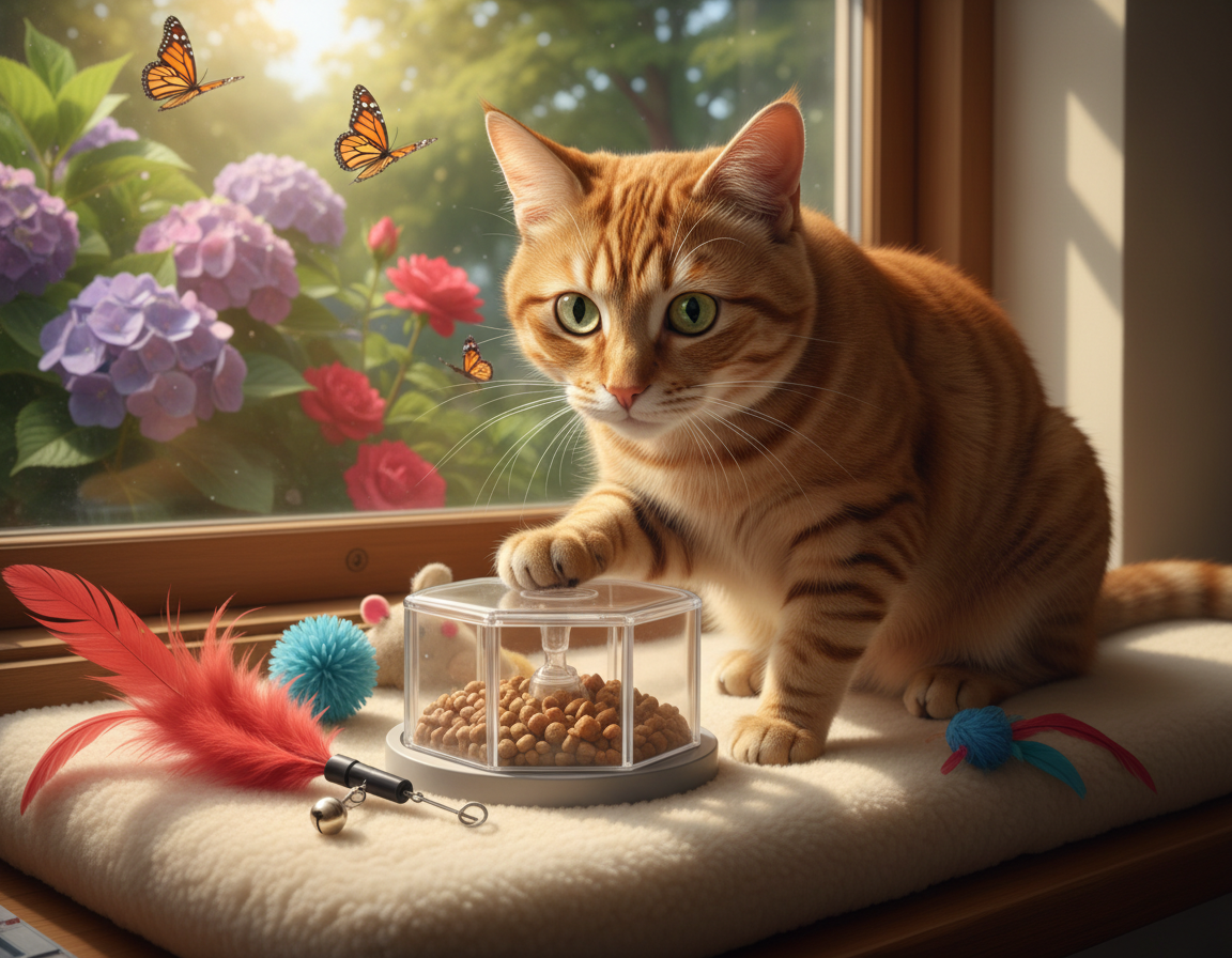 razvoj hitrega razmišljanja pri mački