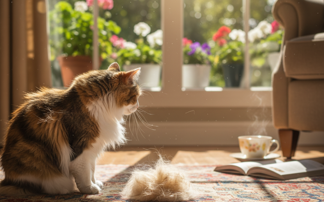 Sezonsko menjavanje dlake pri mačkah – Vse, kar moraš vedeti o tem!