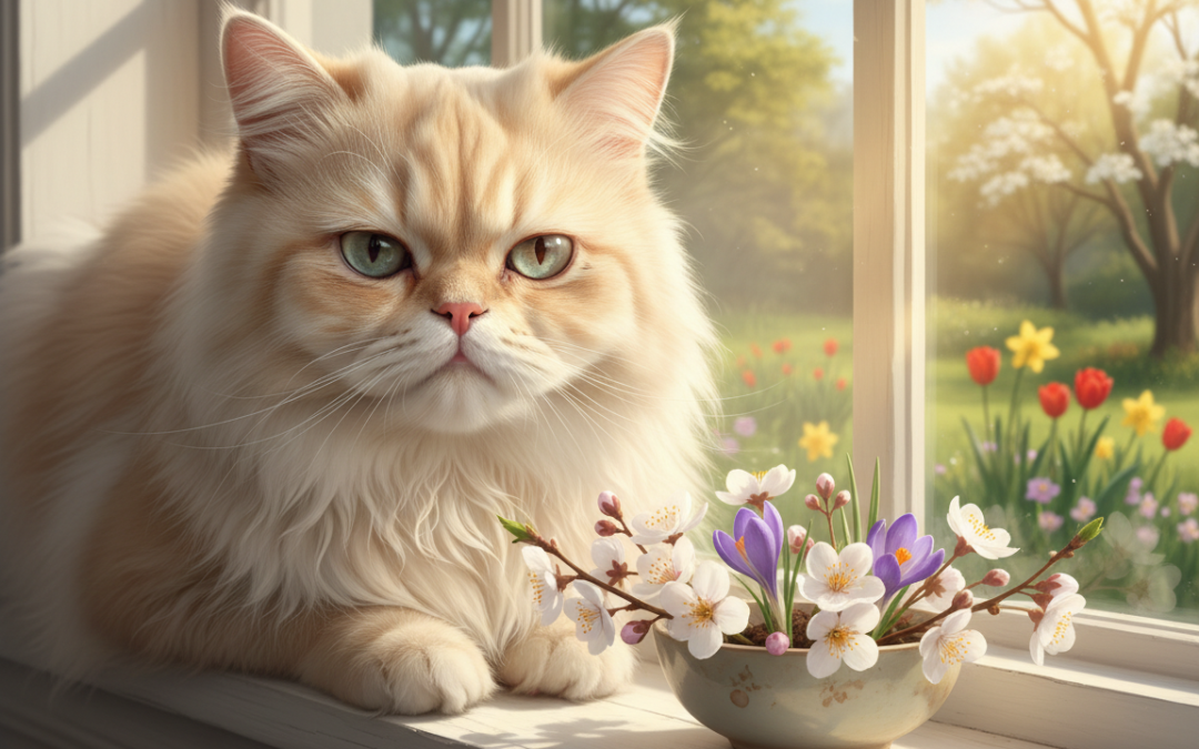 Spomladanska alergija pri mačkah – Vse, kar moraš vedeti o tem!