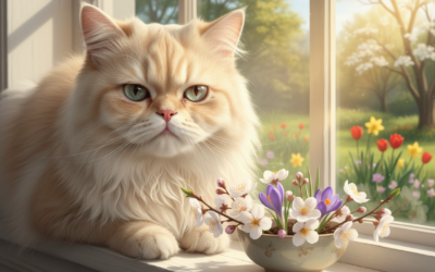 Spomladanska alergija pri mačkah – Vse, kar moraš vedeti o tem!