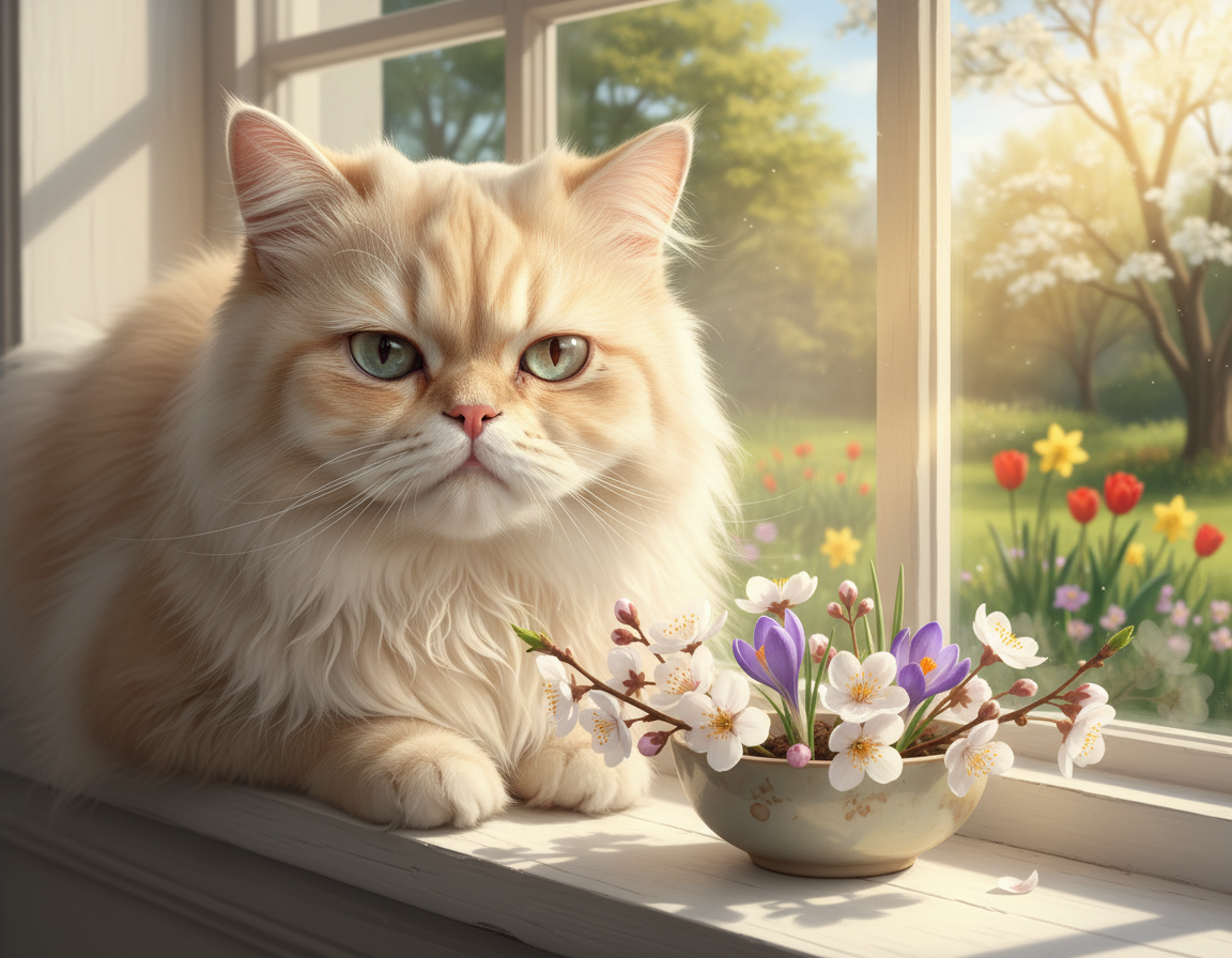 spomladanska alergija pri mačkah