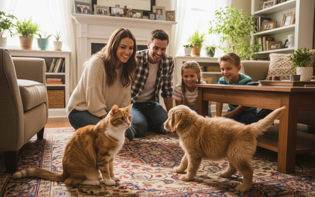 Spoznavanje mačke z novim družinskim članom – Vse, kar moraš vedeti o tem!