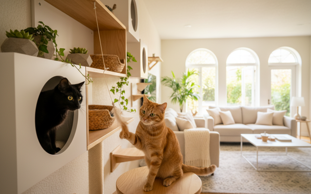 Stensko nameščene police za mačke – Vse, kar moraš vedeti o tem!