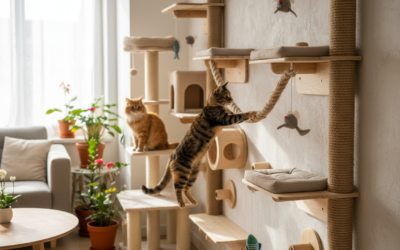 Mačji blog 20 Trening na plezalni steni za mačko – Vse, kar moraš vedeti o tem!