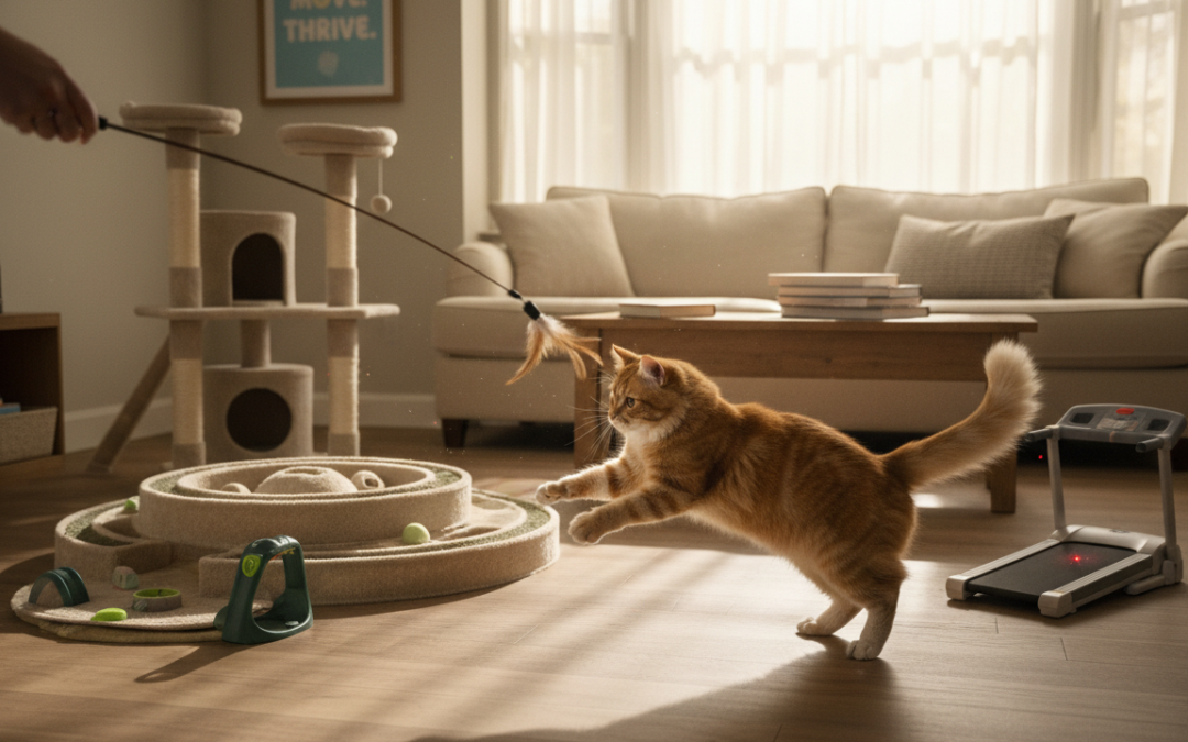 Trening proti sedečemu življenjskemu slogu mačke – Vse, kar moraš vedeti o tem!