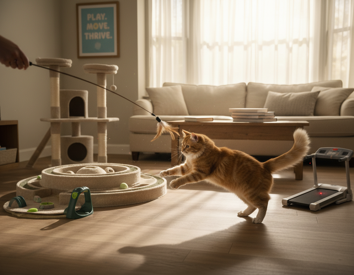 trening proti sedečemu življenjskemu slogu mačke