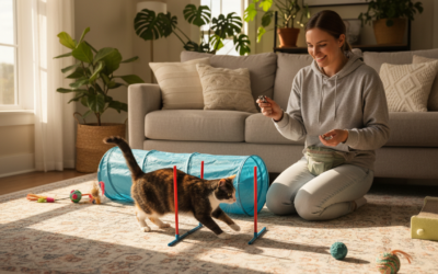 Trening spretnosti za mačko – Vse, kar moraš vedeti o tem!