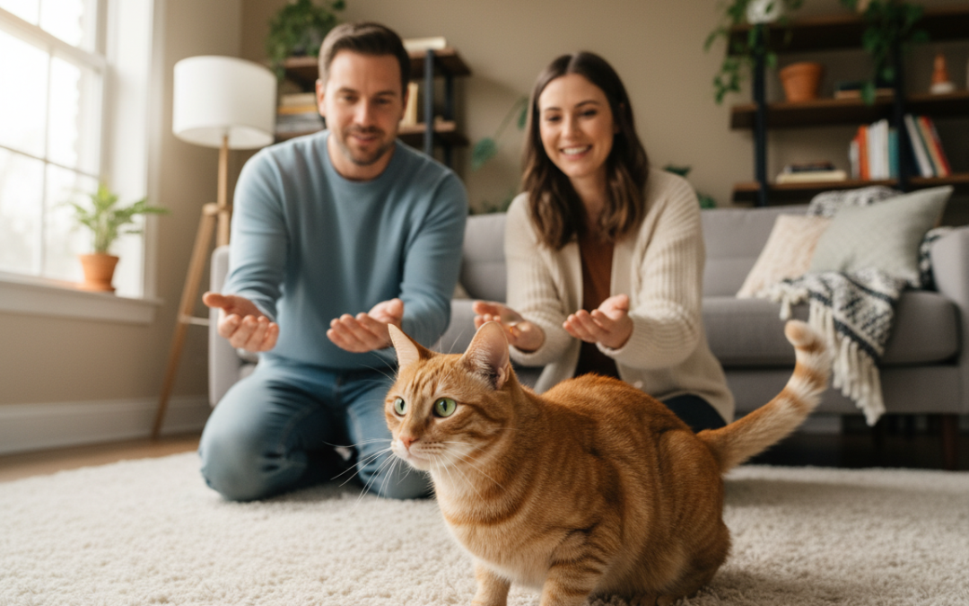 Vedenje mačke do tujcev – Vse, kar moraš vedeti o tem!