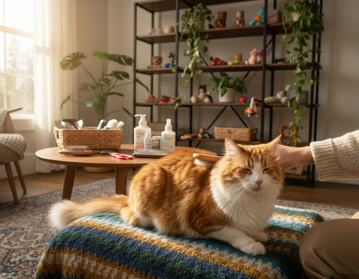 vsakodnevna nega mačje dlake