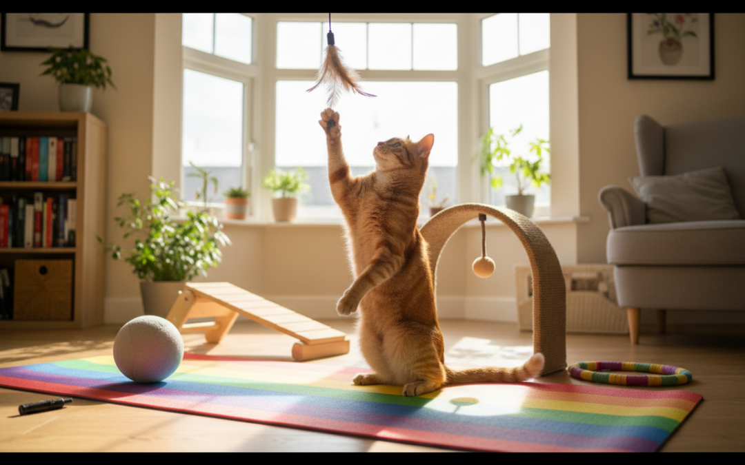 Vsakodnevne gimnastične vaje za mačko – Vse, kar moraš vedeti o tem!