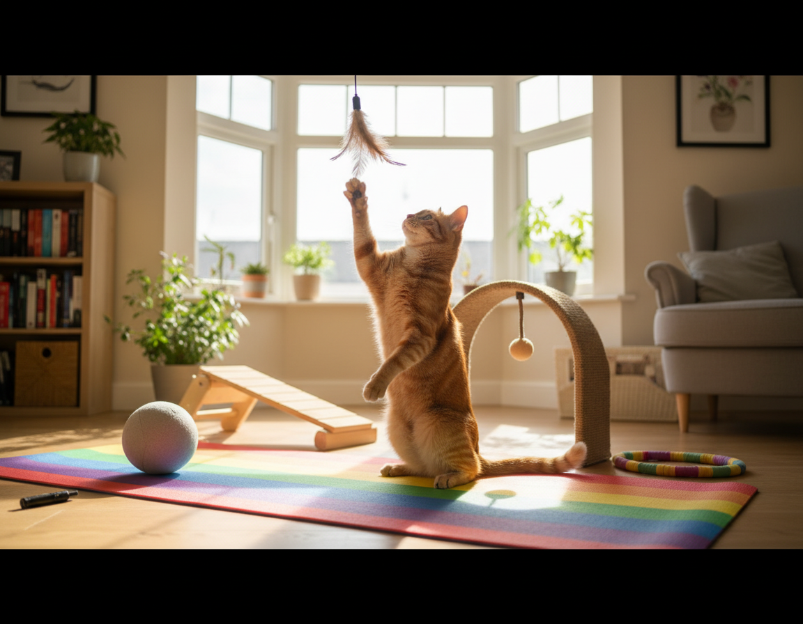 vsakodnevne gimnastične vaje za mačke