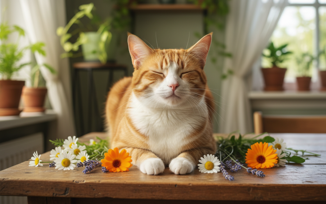 Zeliščna nega kože mačke – Vse, kar moraš vedeti o tem!