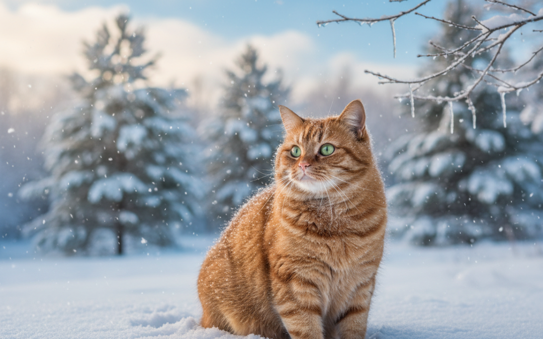Zimski način življenja mačke na prostem – Vse, kar moraš vedeti o tem!