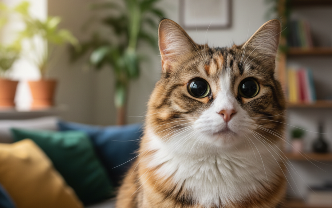 Znaki razširjenih zenic pri mački – Vse, kar moraš vedeti o tem!