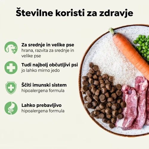 Ted hipoalergena suha hrana za pse z jagnjetino 3 Ted hipoalergena suha hrana za pse z jagnjetino - slika 3