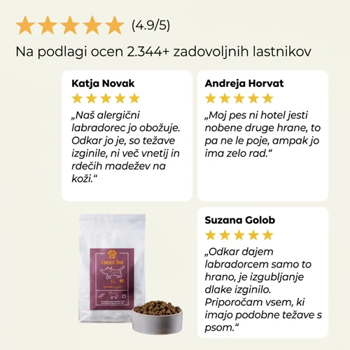 Ted hipoalergena suha hrana za pse z jagnjetino 6 Ted hipoalergena suha hrana za pse z jagnjetino - slika 6