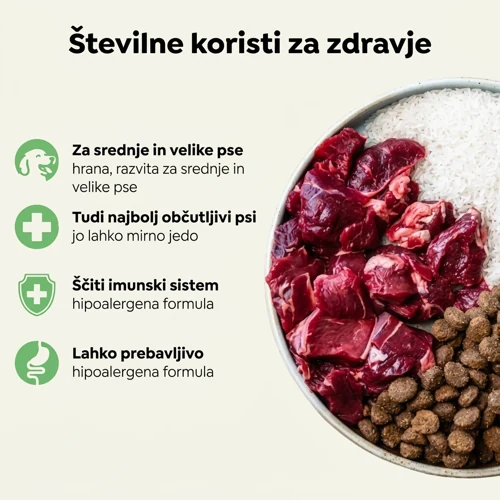 Ted hipoalergena goveja suha hrana za pse 3 Ted hipoalergena goveja suha hrana za pse - slika 3