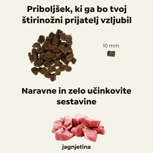 Meatlover hipoalergene jagnječe kocke «mini» – «zelo majhne» - 100 g 2 Meatlover hipoalergene jagnječe kocke «mini» – «zelo majhne» - 100 g - slika 2