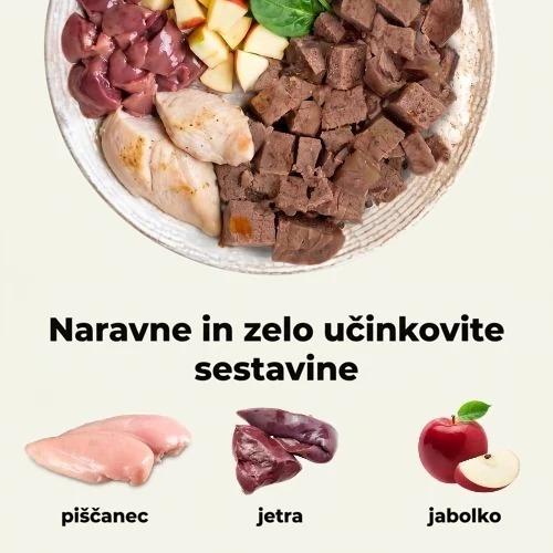 Bill mokra hrana za mačke s piščančjim mesom in jetri – 100 g 2 Bill mokra hrana za mačke s piščančjim mesom in jetri – 100 g - slika 2